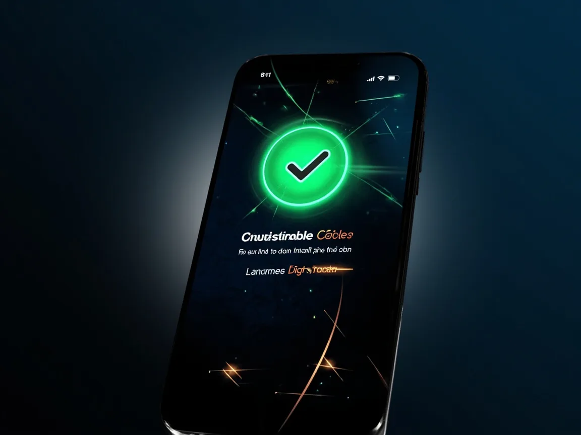 App install progress confirmation
